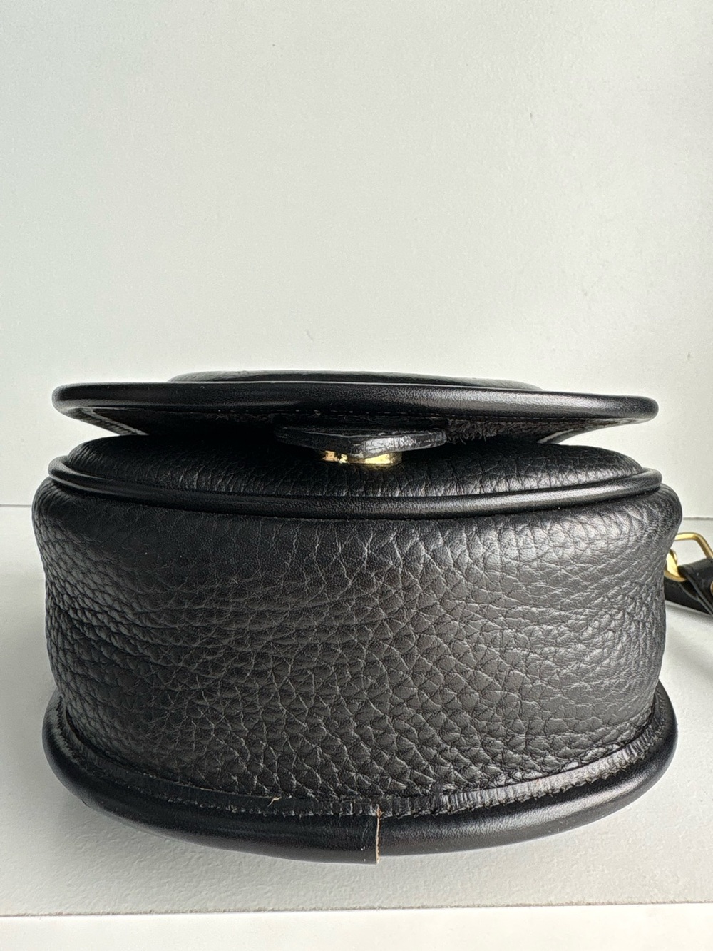 Dooney and Bourke awl  Black Leather Big Duck mini Crossbody Bag Purse P150 - Picture 8 of 16